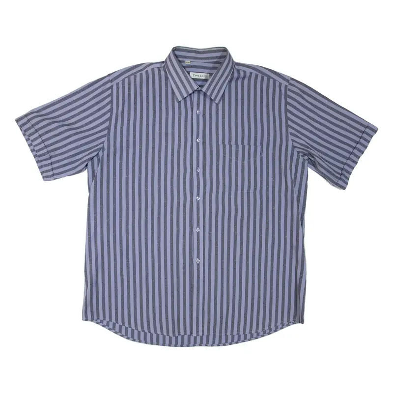 Mens Shirt Blue Striped XL