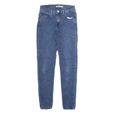 LEVI'S 710 Womens Jeans Blue Slim Skinny W24 L27