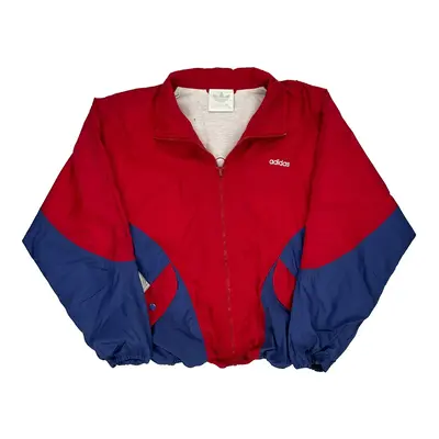 Adidas Windbreaker - Small Red Nylon