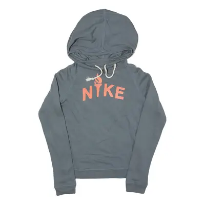 NIKE Hoodie Grey Pullover Womens XS