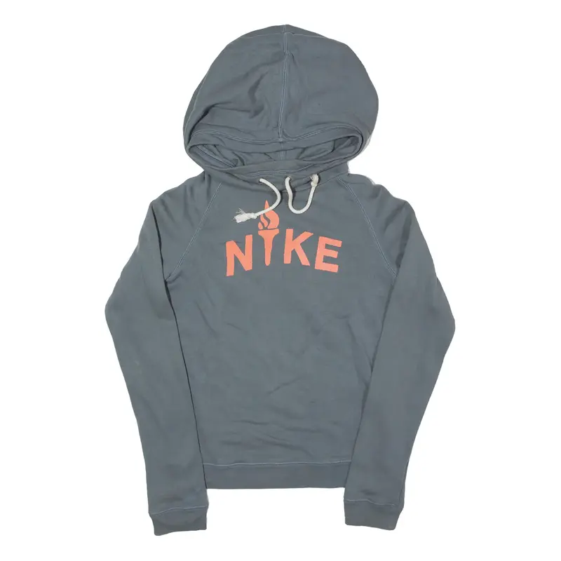 NIKE Hoodie Grey Pullover Womens XS