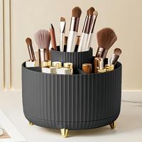 Makeup Brush Storage Box, 1 Count Multi-functional Makeup Brush Holder, Durable Makeup Organizer for Bedroom Bathroom