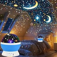 Starry Sky Projector Night Light, USB Rechargeable Creative Starry Sky Atmosphere Night Light, Novelty Lighting for Bedroom &...