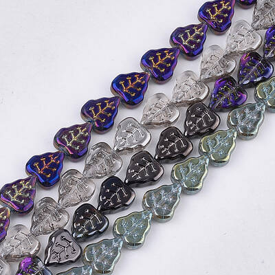 Electroplate Glass Beads Strands
