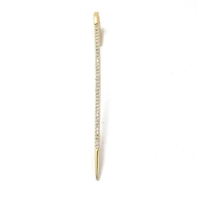 Brass Micro Pave Clear Cubic Zirconia Ear Wrap Crawler Hook Earrings for Women