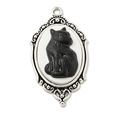 Gothic Style Alloy with Resin Pendants