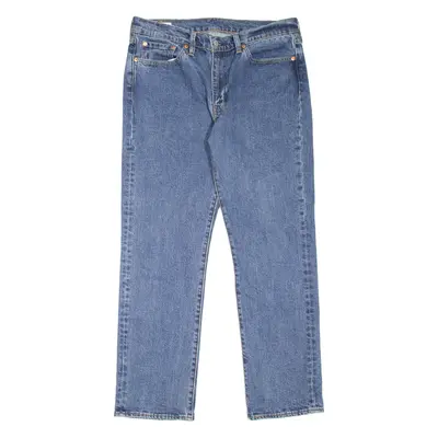 LEVI'S 514 Jeans BIG E Mens Blue Slim Straight W33 L30
