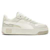 Puma Womens Carina Street Animal Fever Lace Up Sneakers Shoes Casual - White