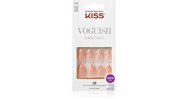 KISS Voguish Fantasy French False Nails 28pcs