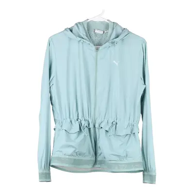 Puma Jacket - Small Blue Polyester