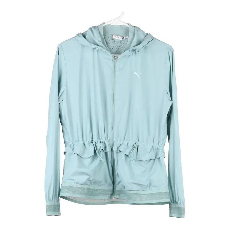 Puma Jacket - Small Blue Polyester