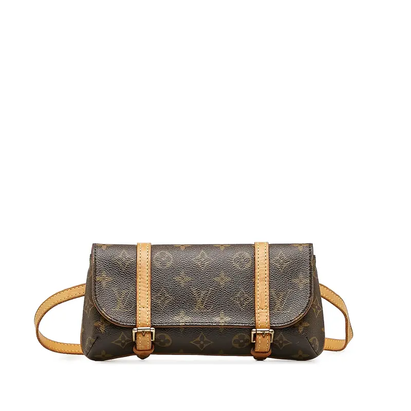 Pre-owned Louis Vuitton Canvas Crossbody Bags Monogram Pochette Marelle PM