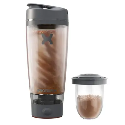PROMiXX PRO Vortex Mixing Electric Shaker with NUTRiPOD - USB-C Cord Included, Up to 90 Mix Charge for Protein Shakes and Pow...