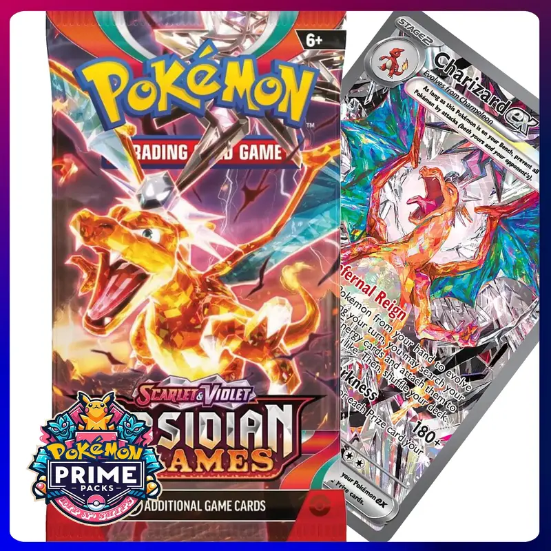 Pokémon Obsidian Flames Booster Pack - 10 Cards Per Pack