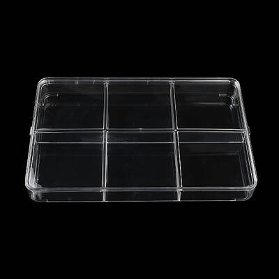 6 Grids Plastic Bead Containers with Cover