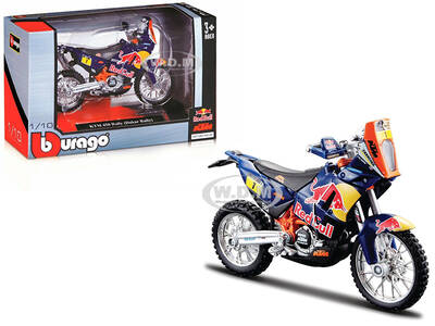 KTM 450 Rally Dakar #1 Red Bull 1/18 Diecast Motorcycle Model by Bburago