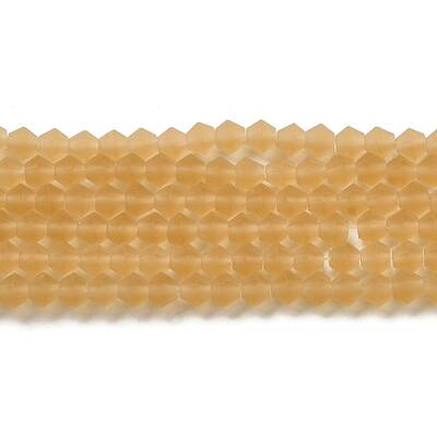 Imitate Austrian Crystal Frosted Glass Beads Strands