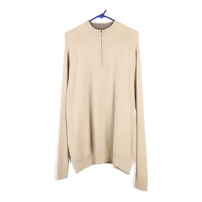 Levis 1/4 Zip - XL Cream Cotton