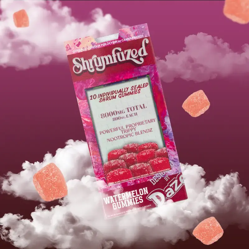 Shrumfuzed 10pk Gummies (8000mg) Watermelon