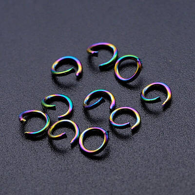 Ion Plating(IP) 201 Stainless Steel Jump Rings