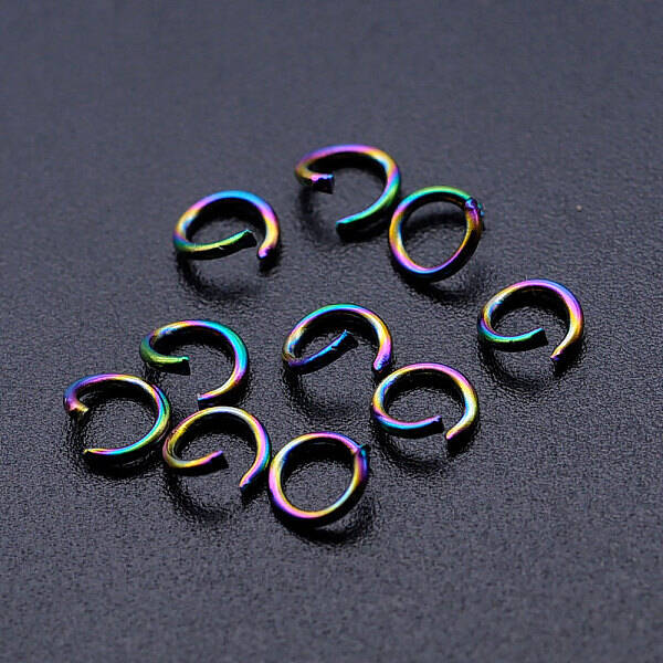 Ion Plating(IP) 201 Stainless Steel Jump Rings