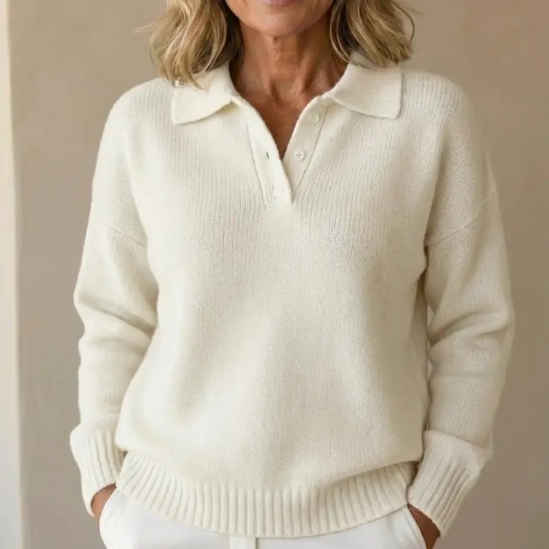 Olivia | Soft Knit Sweater with Collar