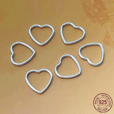 Rack Plating 925 Sterling Silver Linking Rings