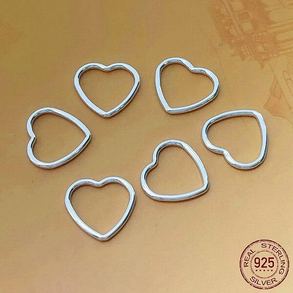 Rack Plating 925 Sterling Silver Linking Rings