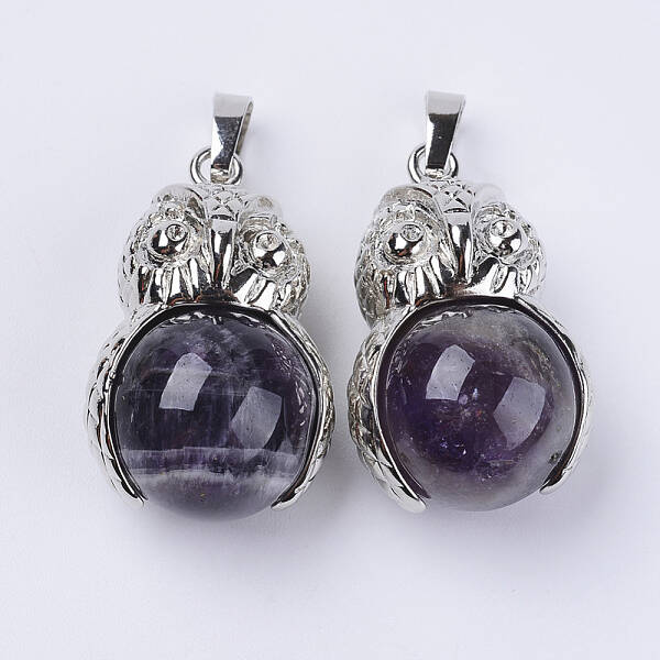 Natural Amethyst Pendants