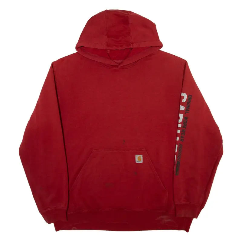 CARHARTT Mens Maroon Hoodie XL