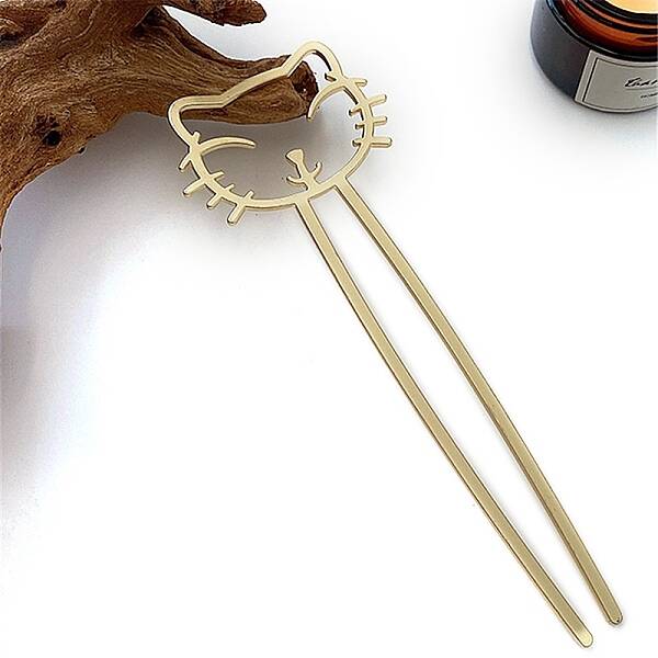 Alloy Cat Hair Forks