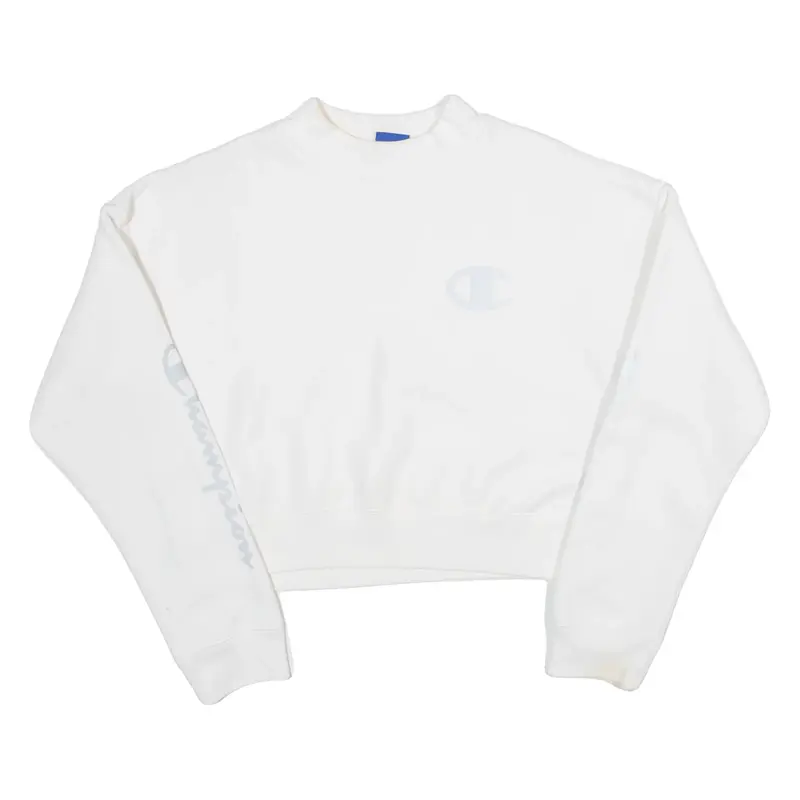 CHAMPION Womens Sweatshirt White M