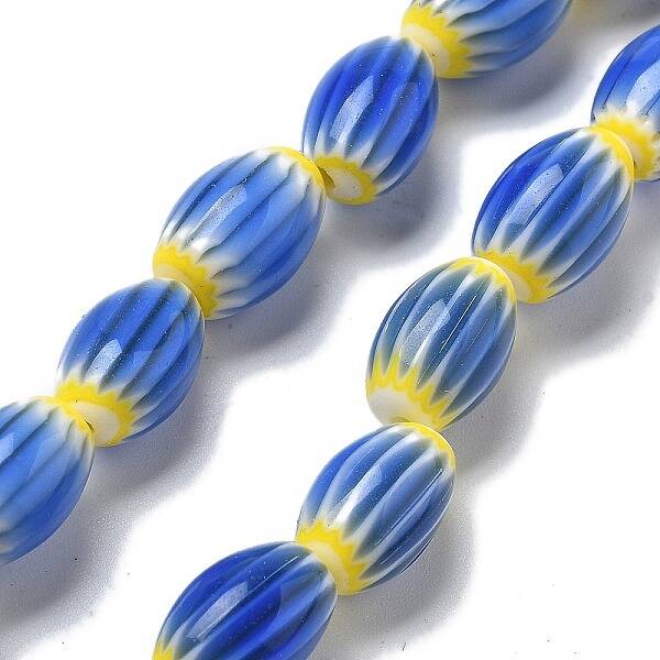 Handmade Millefiori Lampwork Beads Strands