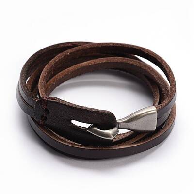 Cowhide Leather Wrap Bracelets