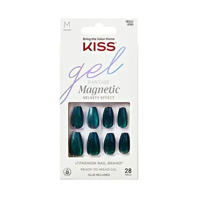 Kiss Unghie In Gel Gel Fantasy Magnetic (Camaleonte) 28 Pezzi