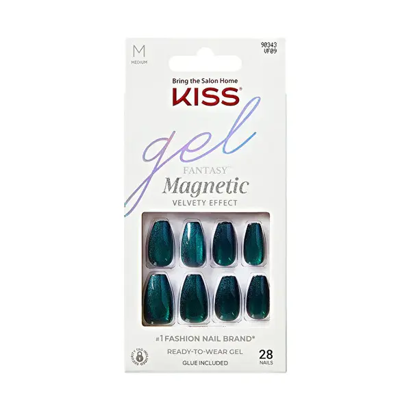 Kiss Unghie In Gel Gel Fantasy Magnetic (Camaleonte) 28 Pezzi