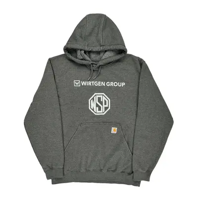 Wirtgen Group Carhartt Hoodie - Large Grey Cotton Blend