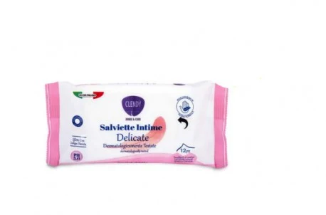 Clendy Delicate Intimate Wet Wipes 12pcs
