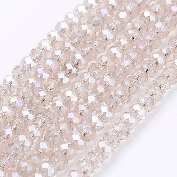 Electroplate Glass Beads Strands