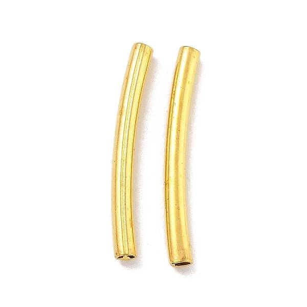 Brass Curved Tube Beads