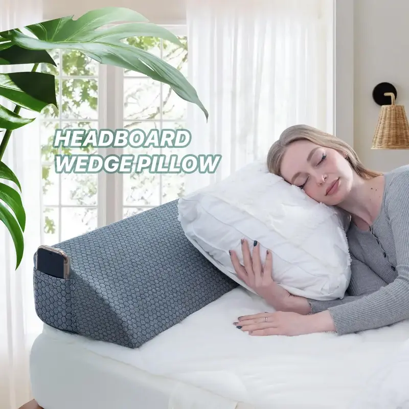 Wedge Pillow, 1 Count Split Gap Filler for Bed, Mattress Connector Replaces A Mattress Gap Filler, Birthday Gift Ideas, Gifts...