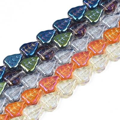 Electroplate Glass Beads Strands