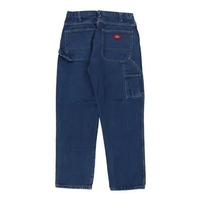 Dickies Carpenter Trousers - 31W 29L Blue Cotton