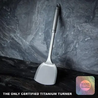 TitanEdge™ 100% Pure Titanium Spatula / Utensils - TURNER