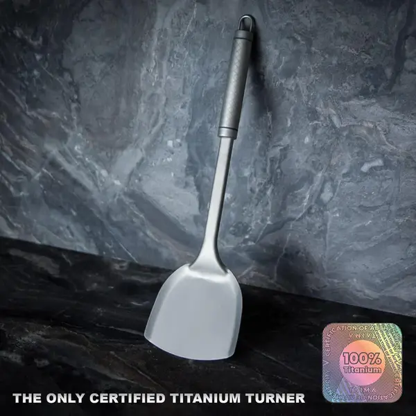 TitanEdge™ 100% Pure Titanium Spatula / Utensils - TURNER