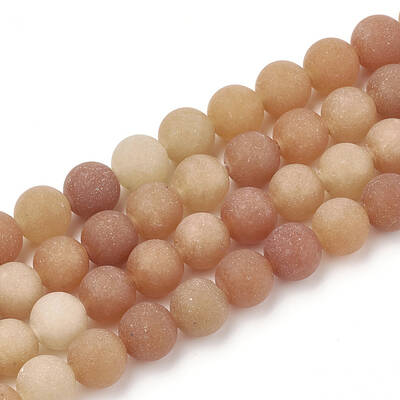 Natural Red Aventurine Beads Strands
