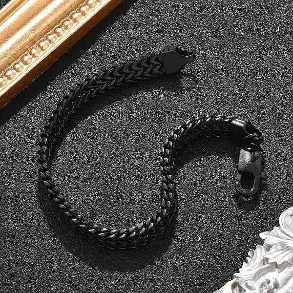 304 Stainless Steel Wheat Chain Bracelets for Men Women