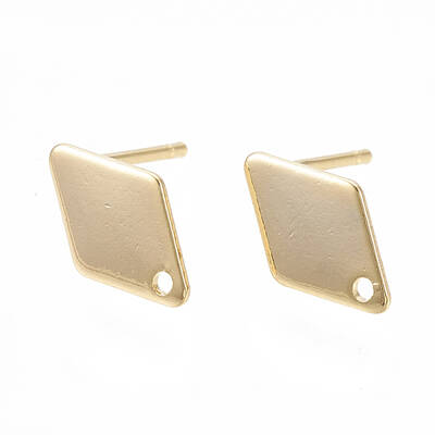 Brass Stud Earring Findings