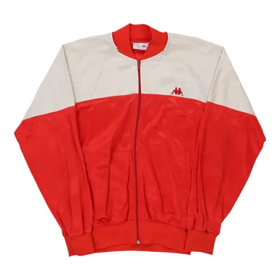 Kappa Track Jacket - Medium Red Polyester