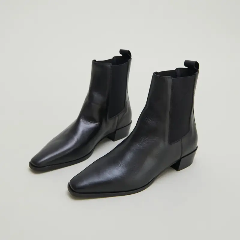 388- Papaye Cuir Noir | Color: NOIR | Size: 39